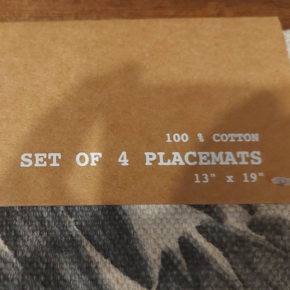 City Chic 100% Cotton Palm Tree Placemats - Picture 2 of 5